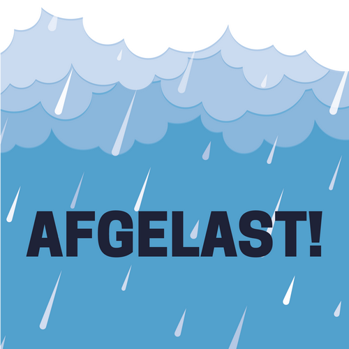 Afgelast regen